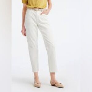 GOELIA Slim Straight Ankle  Women Jeans White size 25 NWT